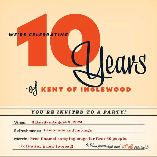 Kent of Inglewood 10th Anniversary, Saturday August 3rd