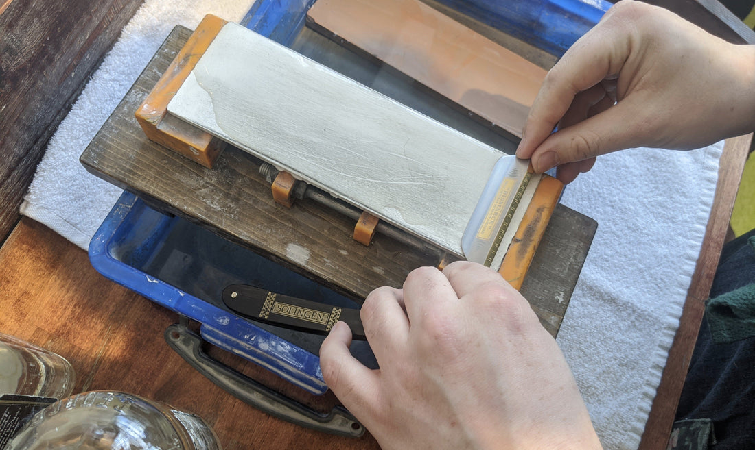 How to Hone/ Sharpen Your Straight Razor by Hand