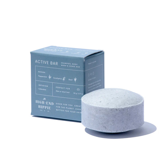 The High End Hippie Active Shampoo Bar