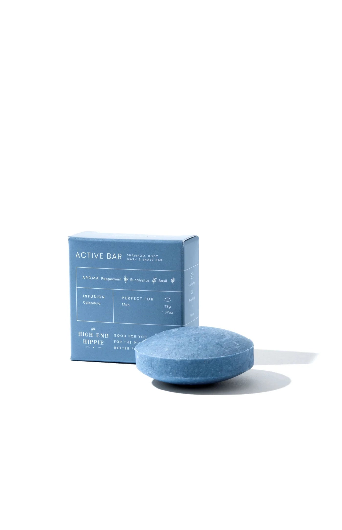 The High End Hippie Active Shampoo Bar