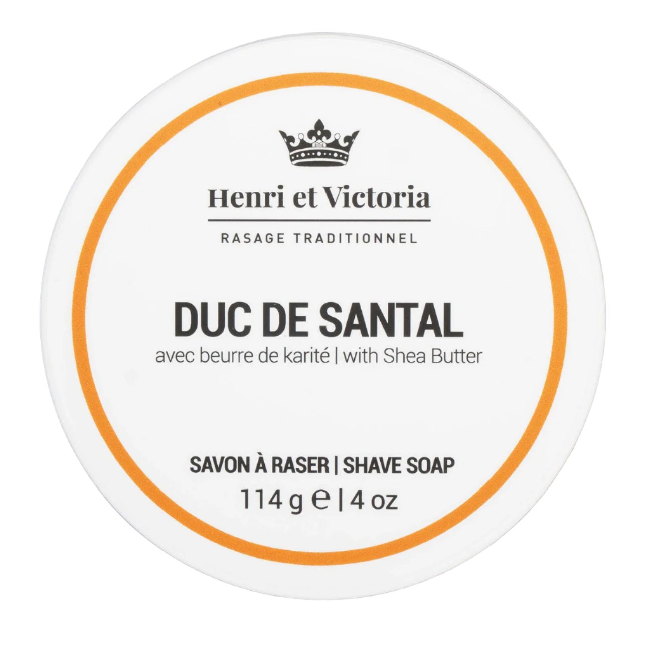 Henri et Victoria - Duc de Santal Vegan Shave Soap