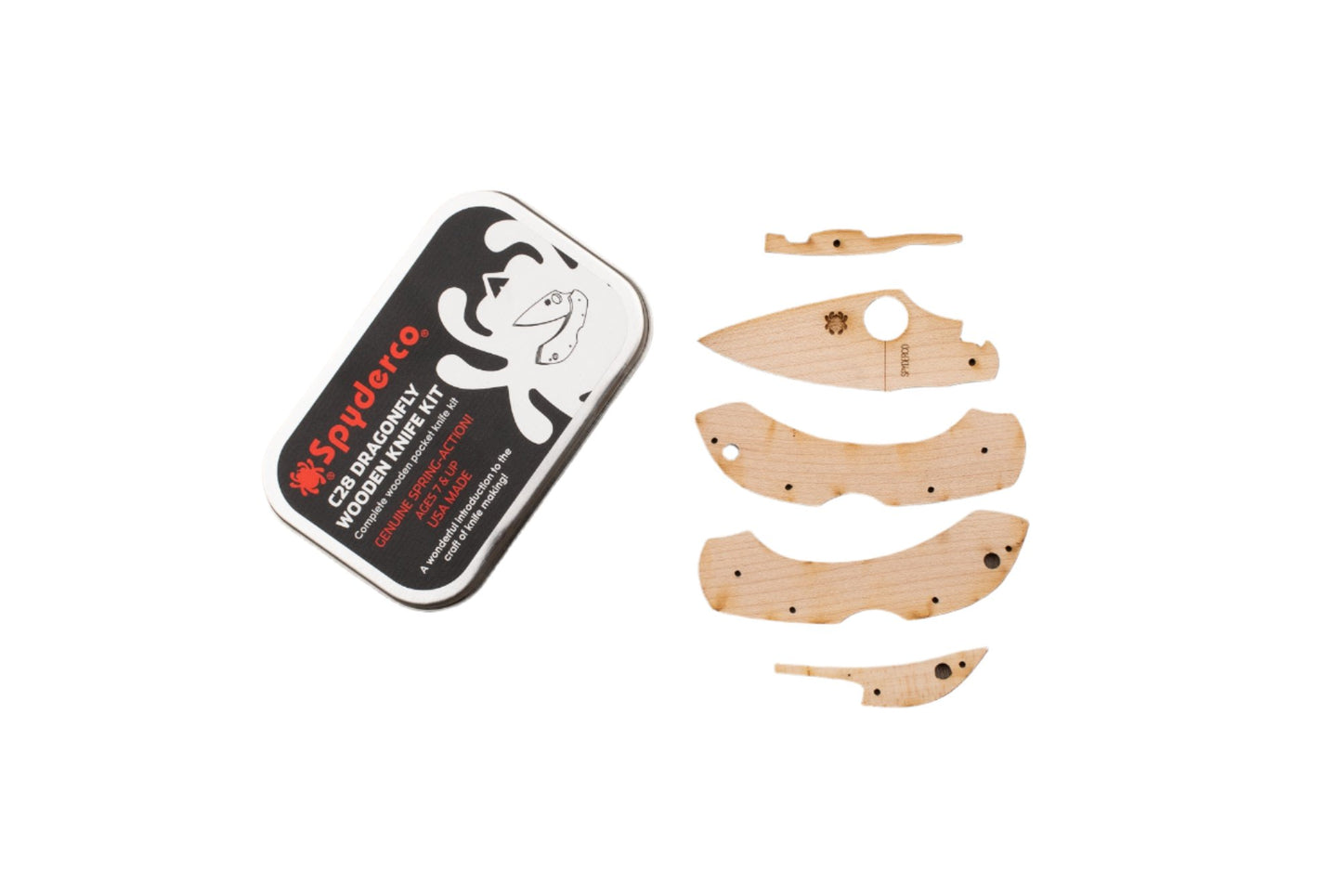 Spyderco Dragonfly Wooden Knife Kit