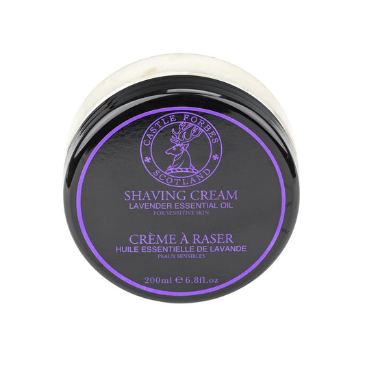 Castle Forbes Lavender Essential Oil Shaving Cream 200ml