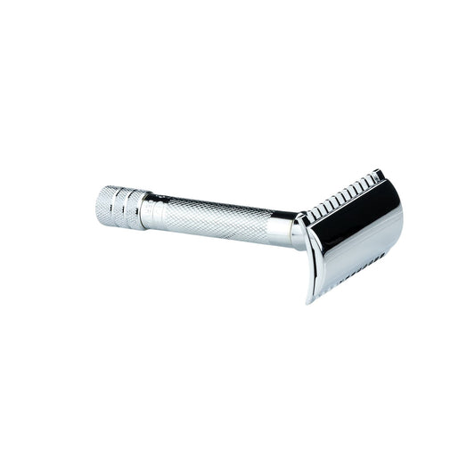 Merkur Double Edge Safety Razor, open tooth comb, chrome finish 15C