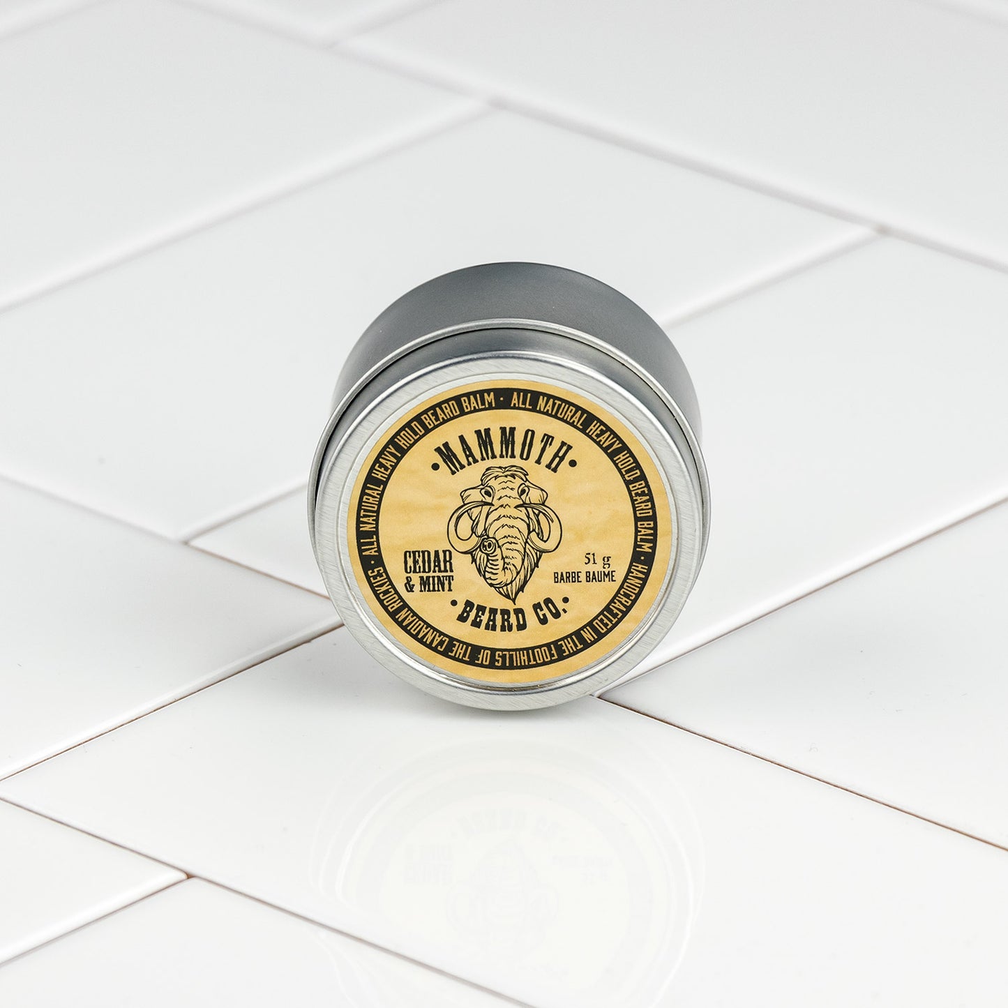 Mammoth Beard Co. Strong Hold Beard Balm Cedar and Mint 60ml