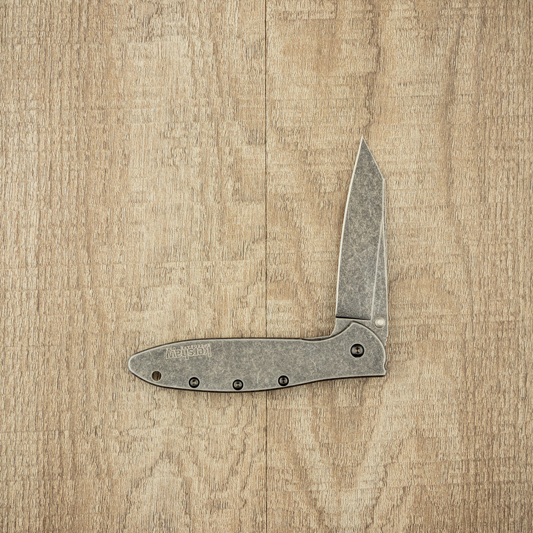 Kershaw Random Leek Blackwash