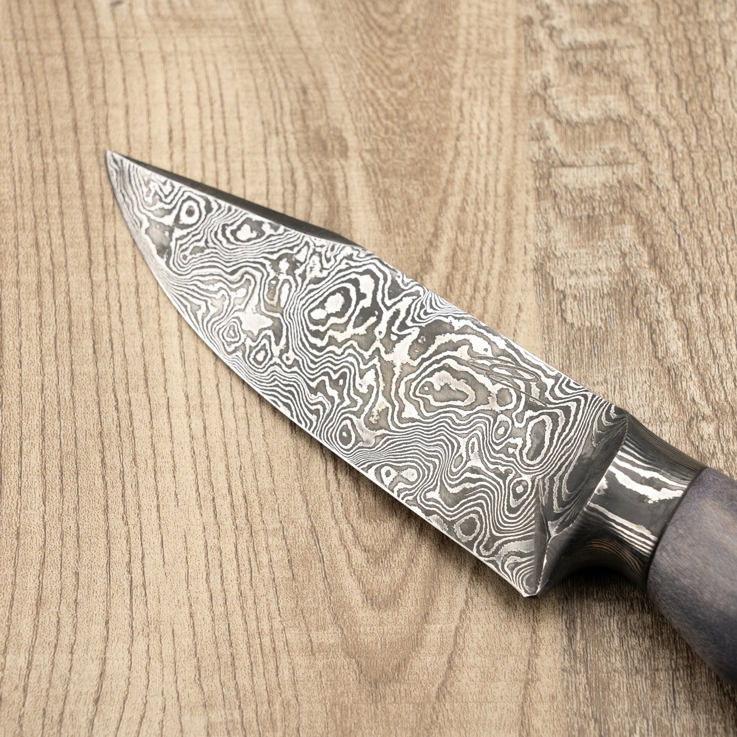 Damascus Hunting Knife Damascus Steel Classic Bowie Knife