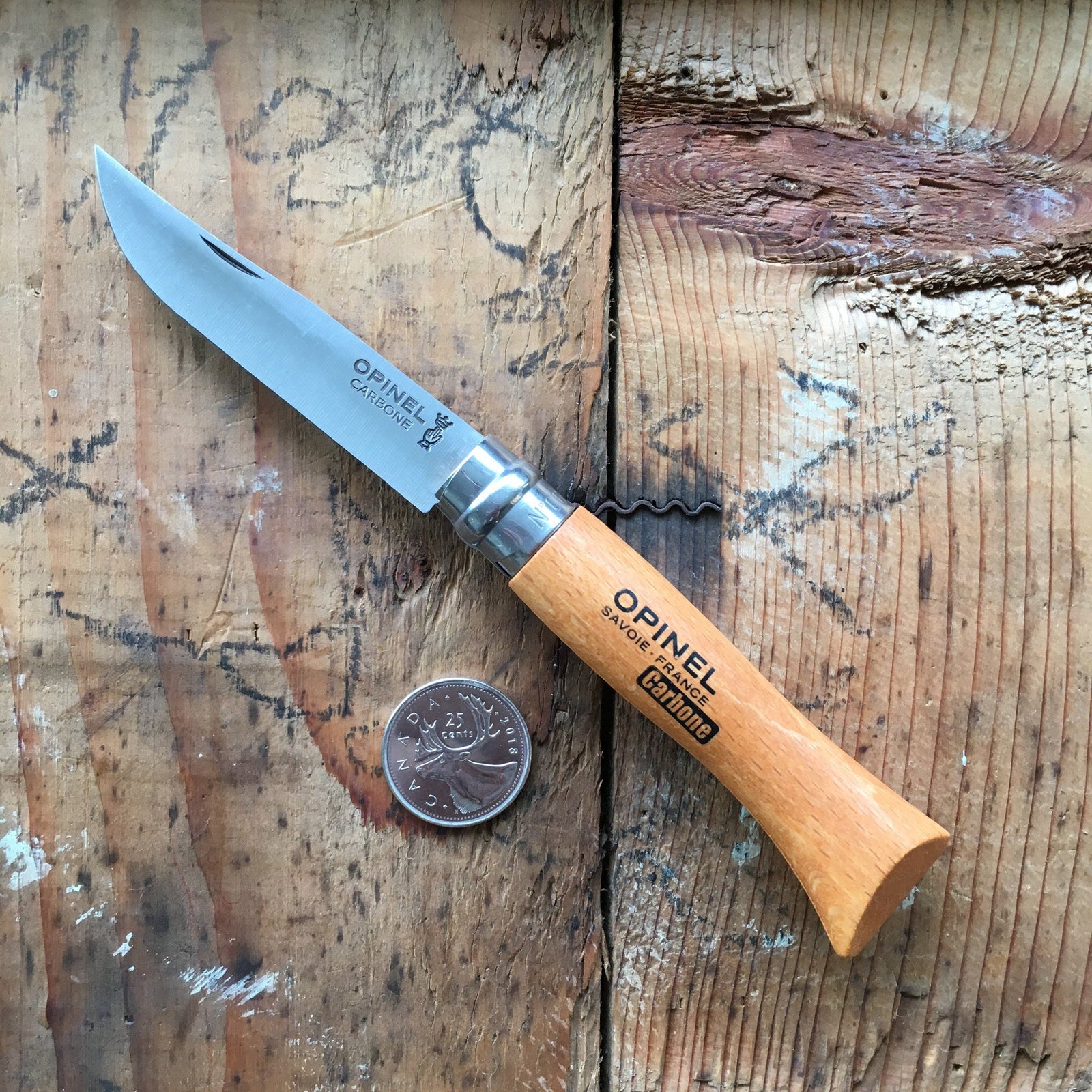 Opinel No.8 Carbon Steel Pocket Knife